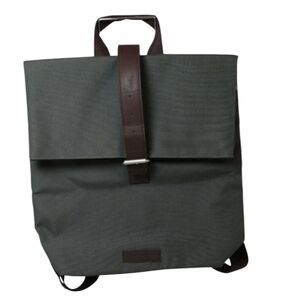 Issey Miyake Dark Gray and Brown Men's Backpack